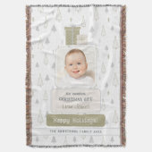 Couverture Sage Green Baby's 1st Photo Christmas (devant Vertical)