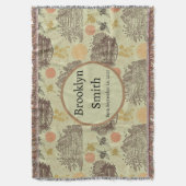 Couverture Sage Vintage personnalisé de bourdon de miel (devant Vertical)