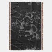 Couverture Sagittarius carte de constellation par Hevelius su (devant Vertical)