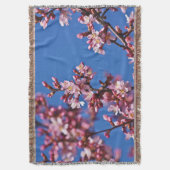Couverture Sakura Cerisiers en Fleur Touchant le Bleu (devant Vertical)