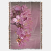 Couverture Sakura Cherry Blossoms Delicate Pink Bouquet (devant Vertical)