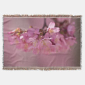 Couverture Sakura Cherry Blossoms Delicate Pink Bouquet (Devant)