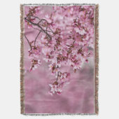 Couverture Sakura Cherry Blossoms Pastel Pink Layers (devant Vertical)