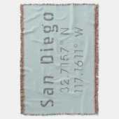 Couverture San Diego, Californie longitude et latitude (devant Vertical)
