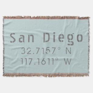 Couverture San Diego, Californie longitude et latitude