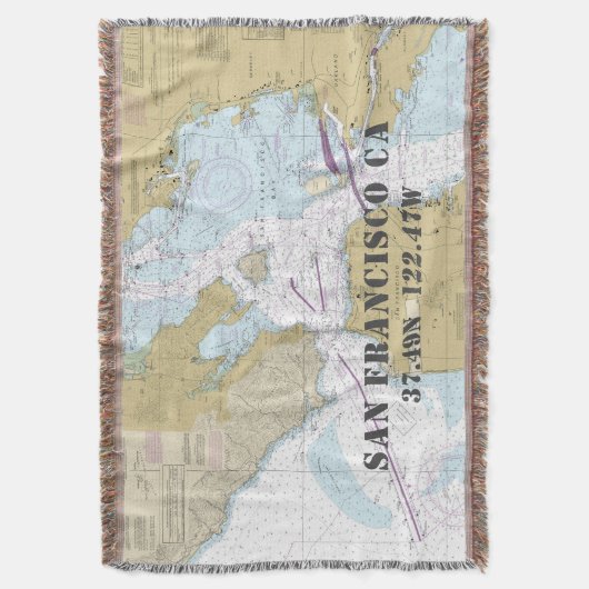 Couverture San Francisco CA Hometown Latitude Longitude (devant Vertical)