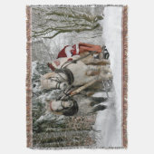 Couverture Santa Claus Carriage Noël (devant Vertical)