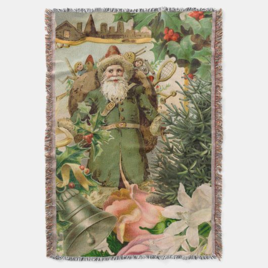 Couverture Santa Claus Noël Antiquité Belle Art (devant Vertical)