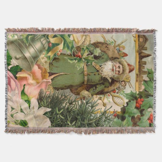 Couverture Santa Claus Noël Antiquité Belle Art (Devant)