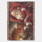 Couverture  Santa’s Snuggle Time: Christmas Santa Blanket (devant Vertical)