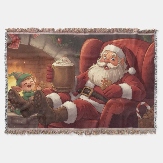 Couverture  Santa’s Snuggle Time: Christmas Santa Blanket (Devant)