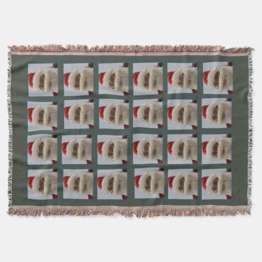 Couverture Santa Sherpa Throw Blanket (Devant)