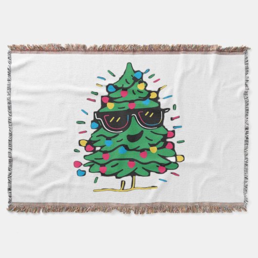 Couverture Sapin de Noël Classique Cool (Devant)