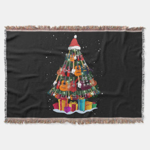 Couverture Sapin de Noël drôle en guitare