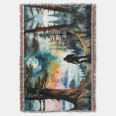 Couverture Sasquatch debout sous le clair de lune (devant Vertical)