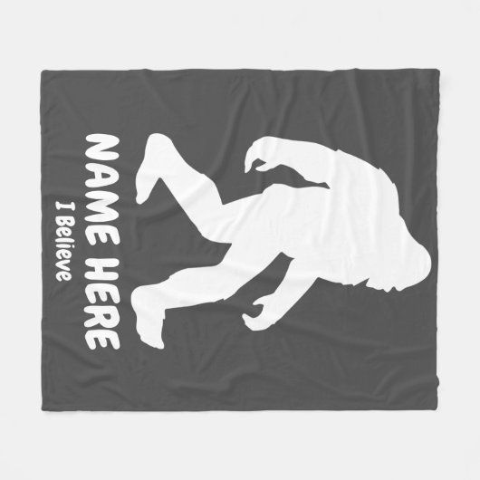 Couverture Sasquatch personnalisées Funny Bigfoot (Devant (Horizontal))