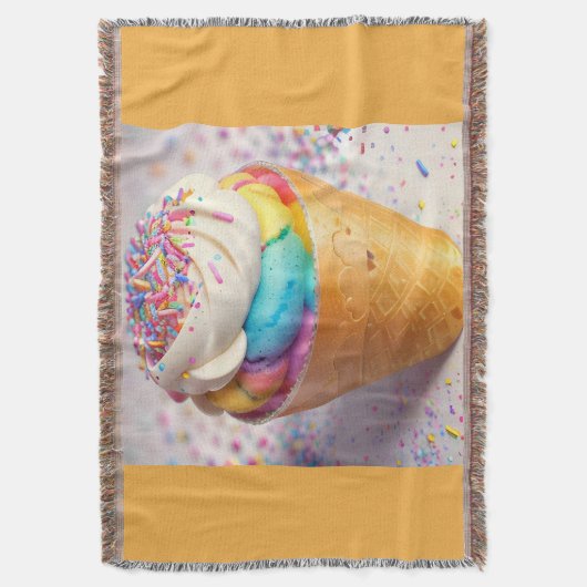 Couverture Saupoudrer de cônes de crème glacée (devant Vertical)