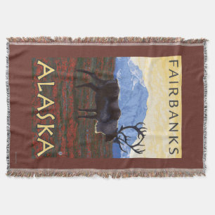 Couverture Scène de caribou - Fairbanks, Alaska