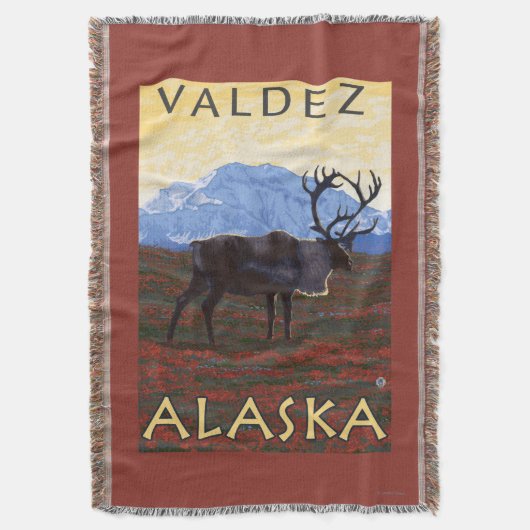 Couverture Scène de caribou - Valdez, Alaska (devant Vertical)