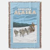 Couverture Scène Sledding de chien - Cordova, Alaska (devant Vertical)