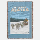 Couverture Scène Sledding de chien - Ketchikan, Alaska (devant Vertical)