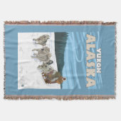 Couverture Scène Sledding de chien - le Yukon, Alaska (Devant)