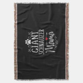 Couverture schnauzer géant mama - amusant amant schnauzer cad (devant Vertical)