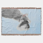 Couverture Schnauzer (Giant, Standard) Peinture - Chien Art (Devant)