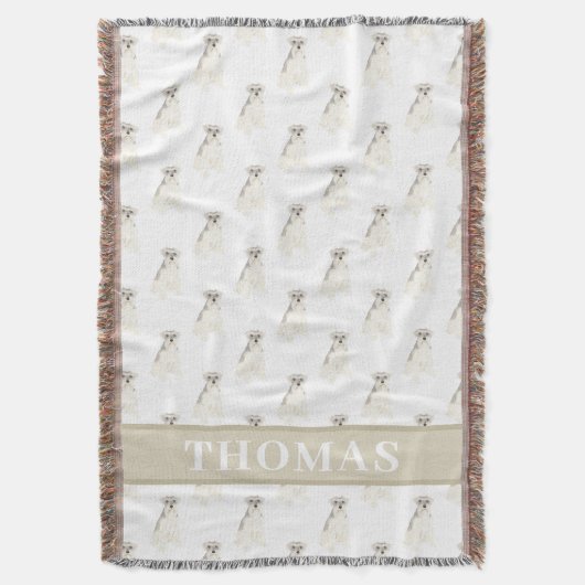 Couverture Schnauzer (gris et blanc) (devant Vertical)