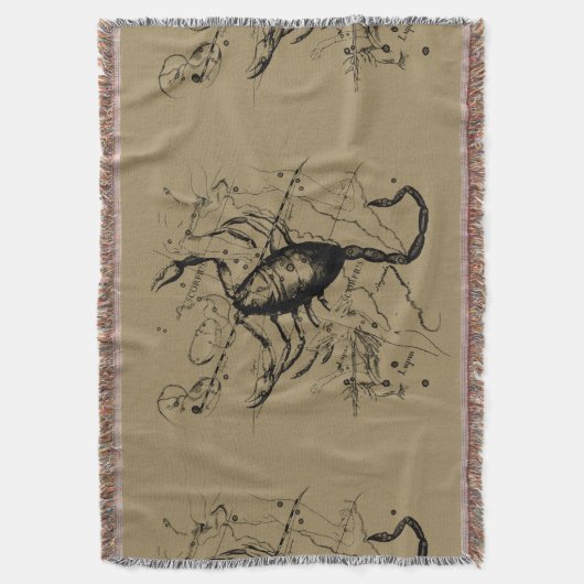 Couverture Scorpio Constellation Hevelius 1690 Décor (devant Vertical)