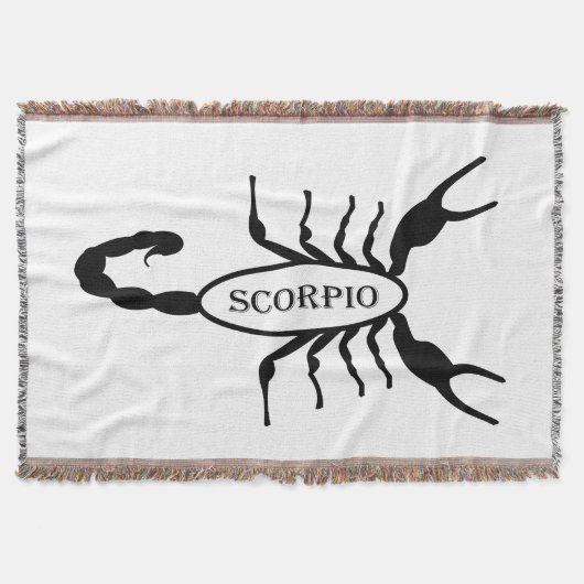 Couverture Scorpio noir Scorpion étoile (Devant)