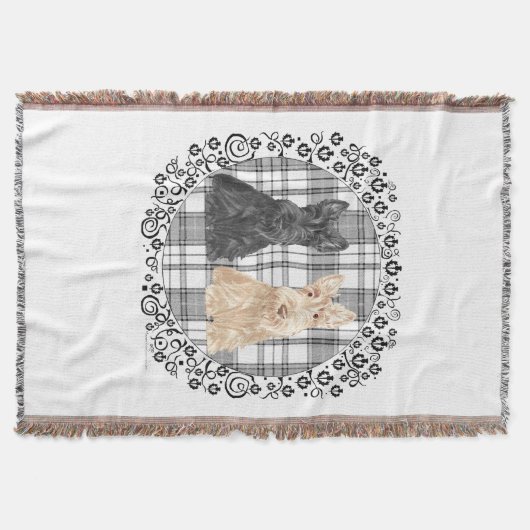 Couverture Scotties tartan (Devant)