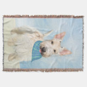 Couverture Scottish Terrier Wheaten Dog Painting Art original (Devant)