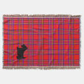 Couverture Scotty Dog Plaid Scottish Terrier Blanket Cadeau (Devant)
