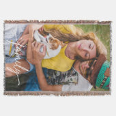 Couverture Script Family Photo Woven  (Devant)