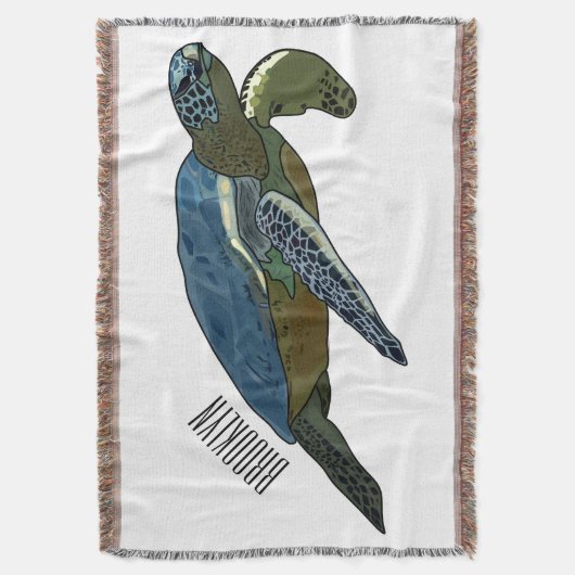 Couverture Sea turtle cartoon (devant Vertical)