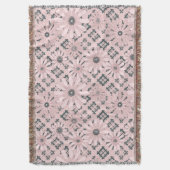 Couverture Seamless abstract moderne checkered plaid floral p (devant Vertical)