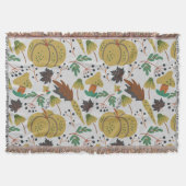 Couverture Seamless pattern of tropical pumpkins and carrots (Devant)