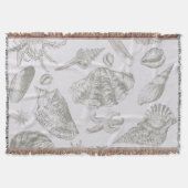 Couverture Seashell Soft Antique Art Beach Shops (Devant)