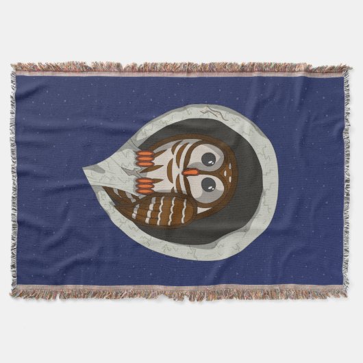 Couverture Selene the Owl Throw Blanket (Devant)