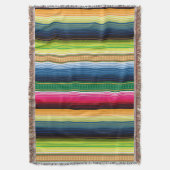 Couverture Serape couvrant mexicain traditionnel (devant Vertical)