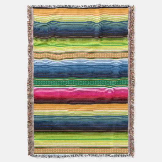Couverture Serape couvrant mexicain traditionnel (devant Vertical)