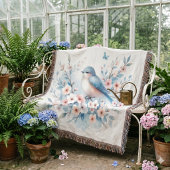 Couverture Sérénité aquarelle Fleur de Merlan bleu