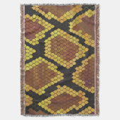 Couverture Serpent Brown et impression or (devant Vertical)