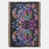 Couverture Serpent de cristal de luxe | Glamour noir or (devant Vertical)
