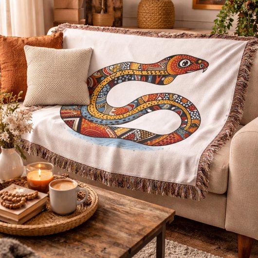 Couverture Serpent de Terre Enroulé 