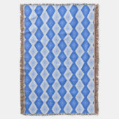 Couverture Shades of blue diamond pattern (devant Vertical)