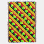 Couverture Shamrock du drapeau irlandais allemand Clover St P (devant Vertical)