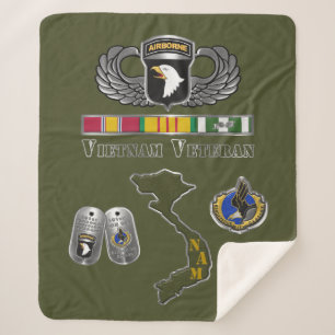 Couverture Sherpa 101e division aéroportée Viêt Nam Vétéran