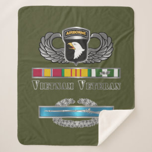 Couverture Sherpa 101e division aéroportée Viêt Nam Vétéran